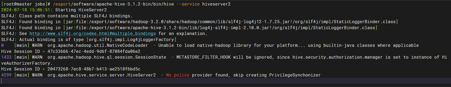 hiveserver2